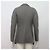 Brunello Cucinelli Gray Wool Blend Two-Button Women's Jacket - view 4