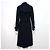 Burberry Damenmantel mit Gürtel aus Wollmischung in Navy - Ansicht 4