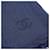 Chanel Sciarpa in misto cashmere e seta con logo ricamato CC Blu - vista 3