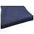 Chanel Sciarpa in misto cashmere e seta con logo ricamato CC Blu - vista 4