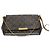 Louis Vuitton Bolsa tiracolo Favorite MM em canvas Monogram Marrom