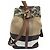 Burberry Borsa Hobo Military Point Marrone - vista 4