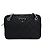 Prada Borsa a tracolla e crossbody in nylon trapuntato con catena Nero - vista 2