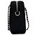 Prada Borsa a tracolla e crossbody in nylon trapuntato con catena Nero - vista 3