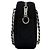 Prada Borsa a tracolla e crossbody in nylon trapuntato con catena Nero - vista 4