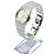 Omega Relógio Constellation Masculino em Aço Prateado Gravado Quartzo com Caixa de Garantia Prata - vista 5