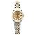 Rolex Relógio Datejust Feminino de Combinação Ouro Champagne e Diamantes Dourado