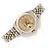 Rolex Relógio Datejust Feminino de Combinação Ouro Champagne e Diamantes Dourado - vista 21