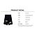 Off White Pantaloncini a linee ondulate Nero - vista 10