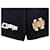 Off White Pantaloncini a linee ondulate Nero - vista 8
