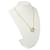 Hermès Colar em Ouro Amarelo Cream, Small Model Branco  - vista 6