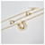 Hermès Colar em Ouro Amarelo Cream, Small Model Branco  - vista 9