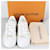 Louis Vuitton Sneakers Monogram Timeout Initial Gold Bianco  - vista 2