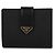 Prada Saffiano Leder Geldbörse Schwarz
