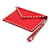 Valentino Clutch Rockstud Flap Rosso - vista 6