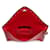 Valentino Clutch Rockstud Flap Rosso - vista 7