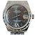 Rolex Relógio Datejust para mulher com mostrador Chocolate e bezel Oyster com Diamantes Marrom