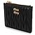Miu Miu Tarjetero de piel napa para mujer Negro - vista 4