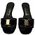 Salvatore Ferragamo Sandali slide con fiocco neri Nero - vista 3