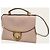 Salvatore Ferragamo Borsa a mano e a spalla Margo in pelle beige con Gancini Marrone - vista 2