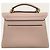 Salvatore Ferragamo Borsa a mano e a spalla Margo in pelle beige con Gancini Marrone - vista 5