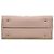 Salvatore Ferragamo Borsa a mano e a spalla Margo in pelle beige con Gancini Marrone - vista 6
