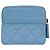Chanel Portafoglio porta monete e carte con zip CC Logo in Caviar Crystal Blu - vista 5