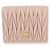 Miu Miu Cartera bifold de cuero Nap