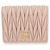 Miu Miu Cartera bifold de cuero Nap - vista 3