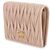 Miu Miu Cartera bifold de cuero Nap - vista 4