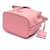 Prada Borsa a secchiello in pelle Saffiano Rosa  - vista 6