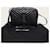 Saint Laurent Schwarze Monogramm-Kamera-Tasche aus Leder mit Quaste  - Ansicht 7