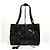 Chanel Borsa a tracolla in vernice con triplo logo CC Nera Nero - vista 14