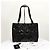 Chanel Borsa a tracolla in vernice con triplo logo CC Nera Nero - vista 18
