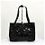 Chanel Borsa a tracolla in vernice con triplo logo CC Nera Nero - vista 6