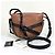 Loewe Borsa a tracolla piccola Tweed Gate Marrone - vista 13