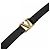 Valentino Bracciale in pelle con logo signature Nero - vista 11
