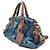 Prada Tote Bag e Shoulder Bag in Tessuto Gaufre Blu - vista 2
