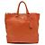 Prada Tote e borsa a tracolla in Vitello Daino Arancione