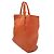 Prada Tote e borsa a tracolla in Vitello Daino Arancione - vista 2