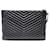 Saint Laurent Clutch Monogram New Medium Nero  - vista 3