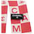 Chanel Sciarpa quadrata in seta con logo Rosa  - vista 5