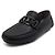 Salvatore Ferragamo Mocassini da guida in pelle nera Nero - vista 2