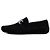 Salvatore Ferragamo Mocassins de conduite pour hommes en daim noir