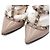Valentino Pink Patent Rockstud High Heel Pumps - Ansicht 5