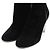 Louis Vuitton Black Suede Leather Silhouette Heels Women's Ankle Boots - view 6