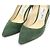 Jimmy Choo Décolleté in camoscio verde da donna - vista 6