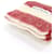 Acne Sciarpa a righe in misto lana e mohair Rosso - vista 2