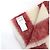 Acne Sciarpa a righe in misto lana e mohair Rosso - vista 5