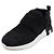 Hermès Sneakers Noire da donna in scamosciato nero con velcro - vista 2